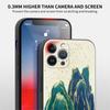 Luxury Gold Foil Art Case For Apple iPhone 11 15 13 14 Pro Max 12 Plus X 15Pro Black Silicone Phone Coque