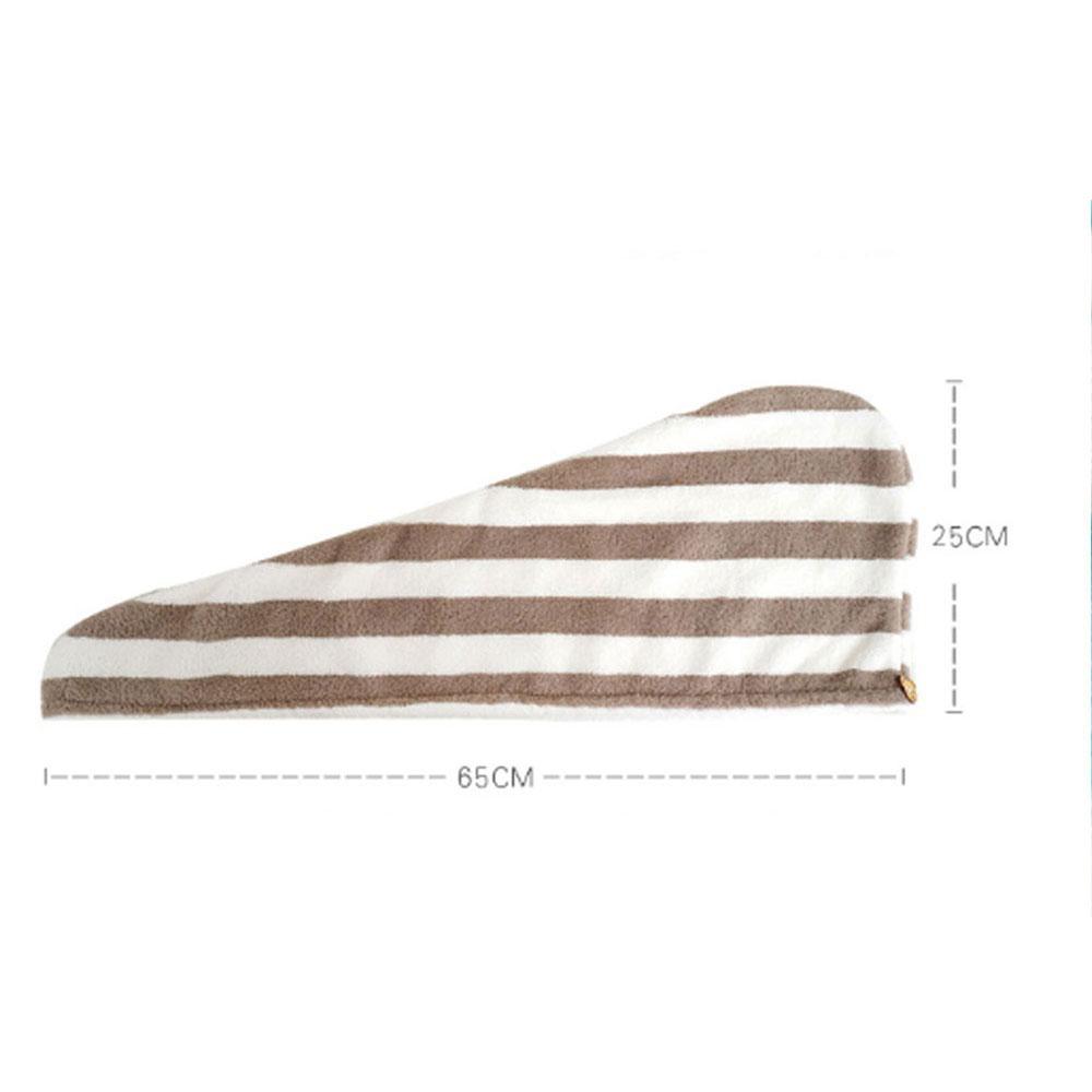 Cheap 1PC/2Pcs Fashion Ladies Microfiber Strong Absorbent Microfiber Dry Hair Towel Absorbent