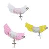 Soft Barrettes With Wing Design Gentle On Hair And Scalp Anime Style Hair Clip Hairpieces For Extended Wear Comfort