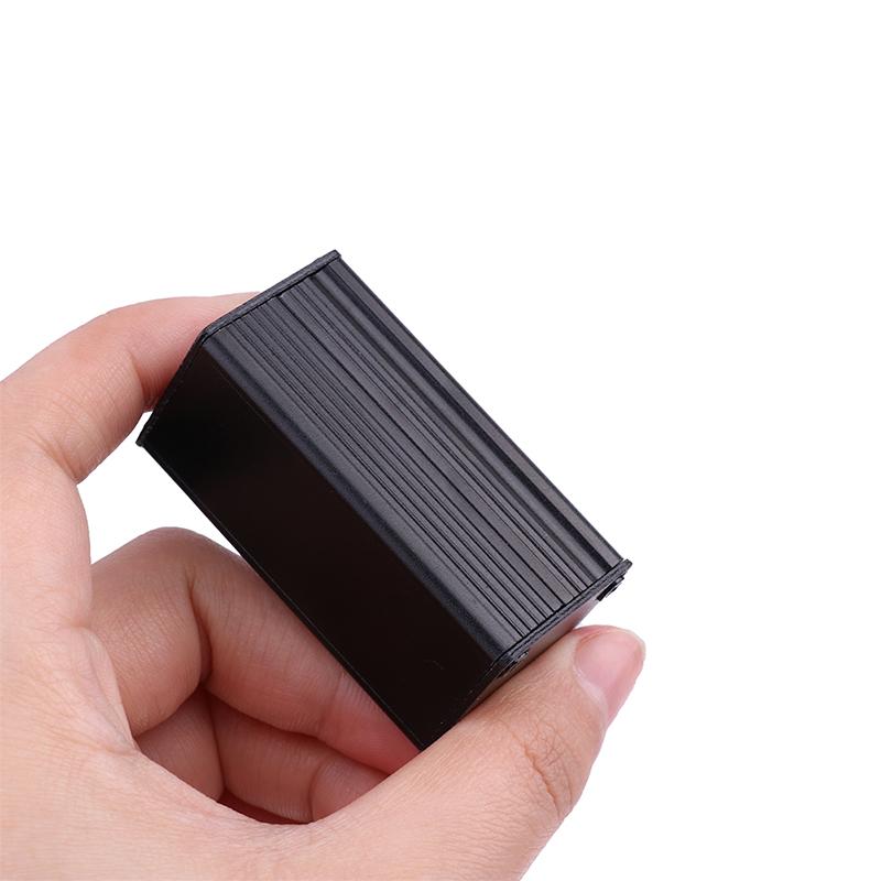 Černé hliníkové pouzdro Diy Extruded Electronic Project Box 50X25X25mm