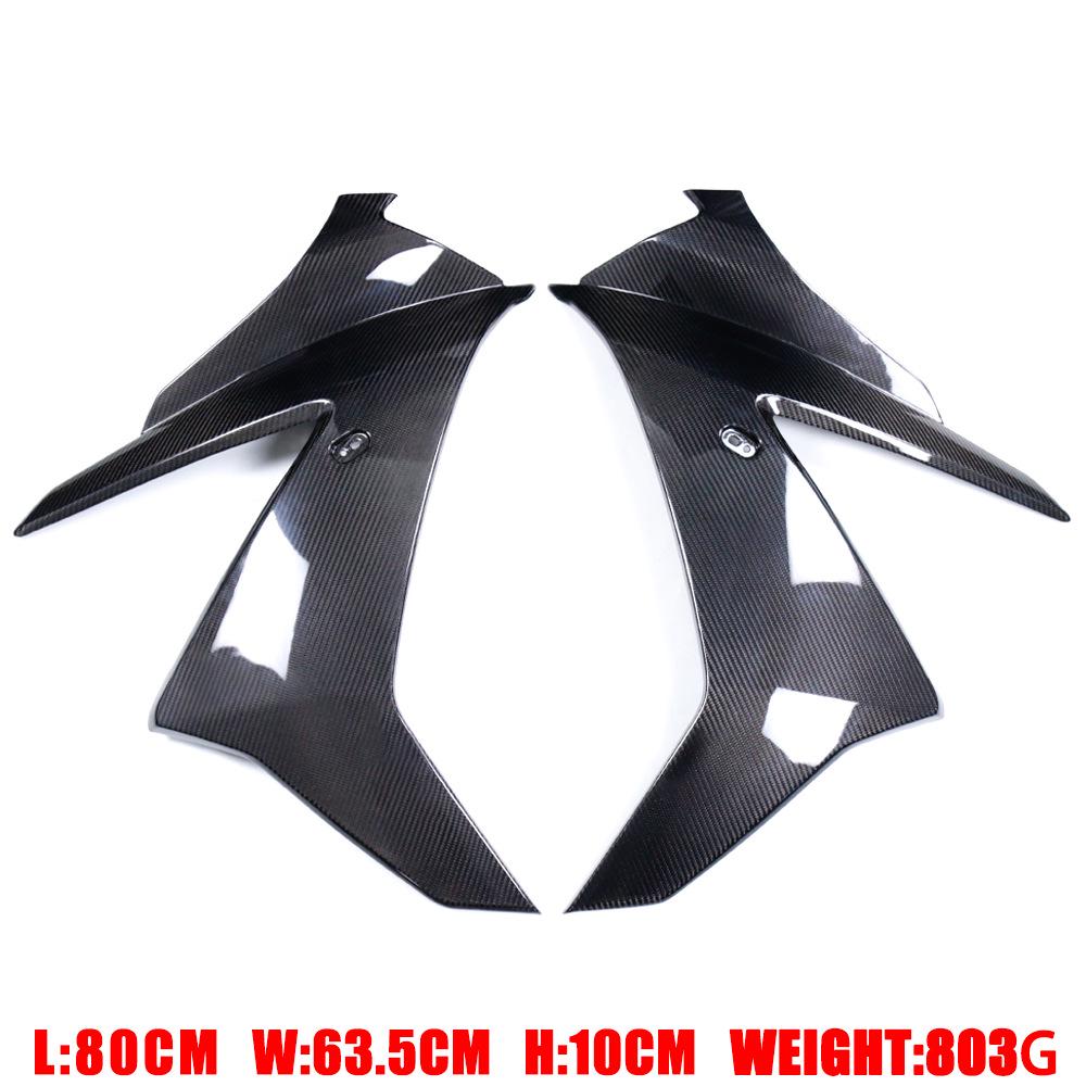 Triumph Daytona 660 Motorcycle Carbon Fiber Front Fender & Fuel Tank Cover Panels