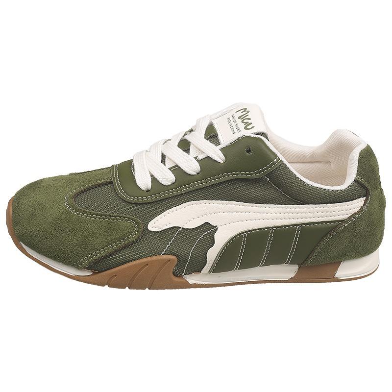 Spring and autumn new Forrest Gump shoes lace-up breathable mesh casual women's shoes outdoor running shoes Korean version single shoes