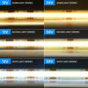480LEDs/m 528LEDs/m COB LED Strip 12V 24V 8mm PCB Width Flexible COB LED Tape Light Bar Warm White 4000K White Linear Lighting