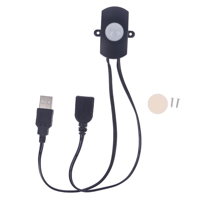 

Usb Pir Датчик движения Переключатель Корпус Инфракрасный Интеллектуальный Датчик Датчика Переключатель чёрный