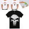 Owl Light Bulb Skull Pattern T Shirt For Men Casual Short Sleeve Printed Fabric Youth Wear