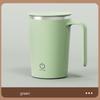 400ml/13.5oz Rechargeable Electric Stirring Cup 304 Stainless Steel Magnetic Cup For Hot Chocolate Milk Latte And Protein Powder