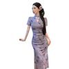 New Women's Clothing Young Girls Cheongsam Skirt Printed Waist Dress