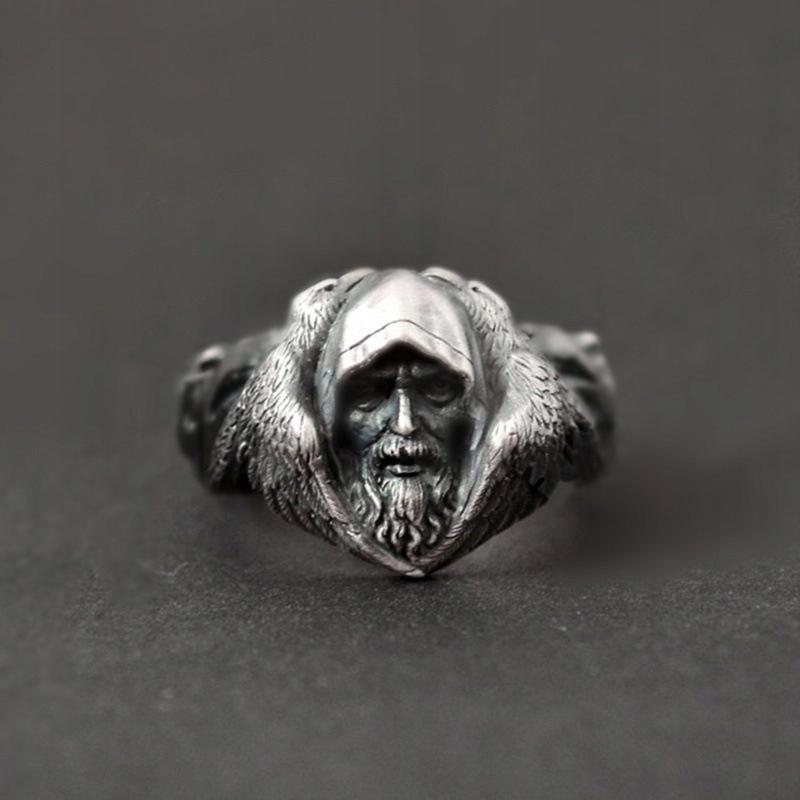 Ring Signet God Odin Norse Viking 246
