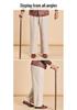 Chic Grandma Plus Size Woolen Pants, Fleece-Lined for Autumn/Winter 