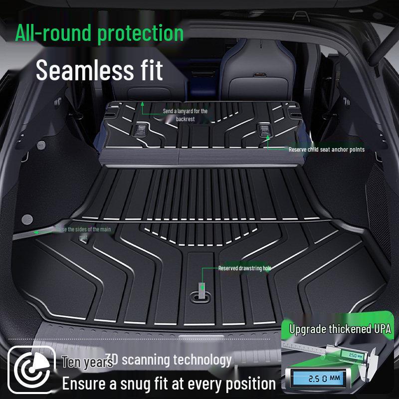 Compatible Leapmotor A10 Trunk Mat: TPE Tail Box & Foot Mats, 26 Models