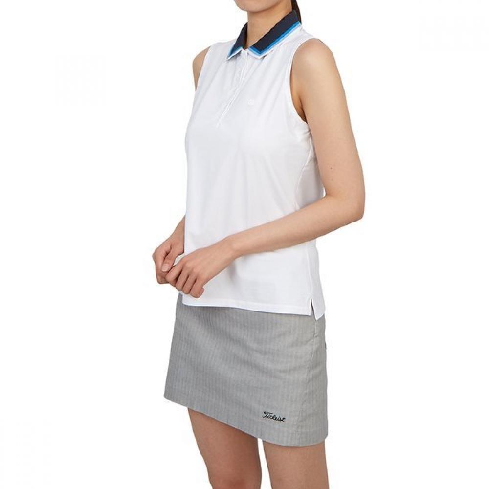 Zipore Golfwear Damen S Kragen Ärmelloses T-Shirt g4lS23k860d Sno