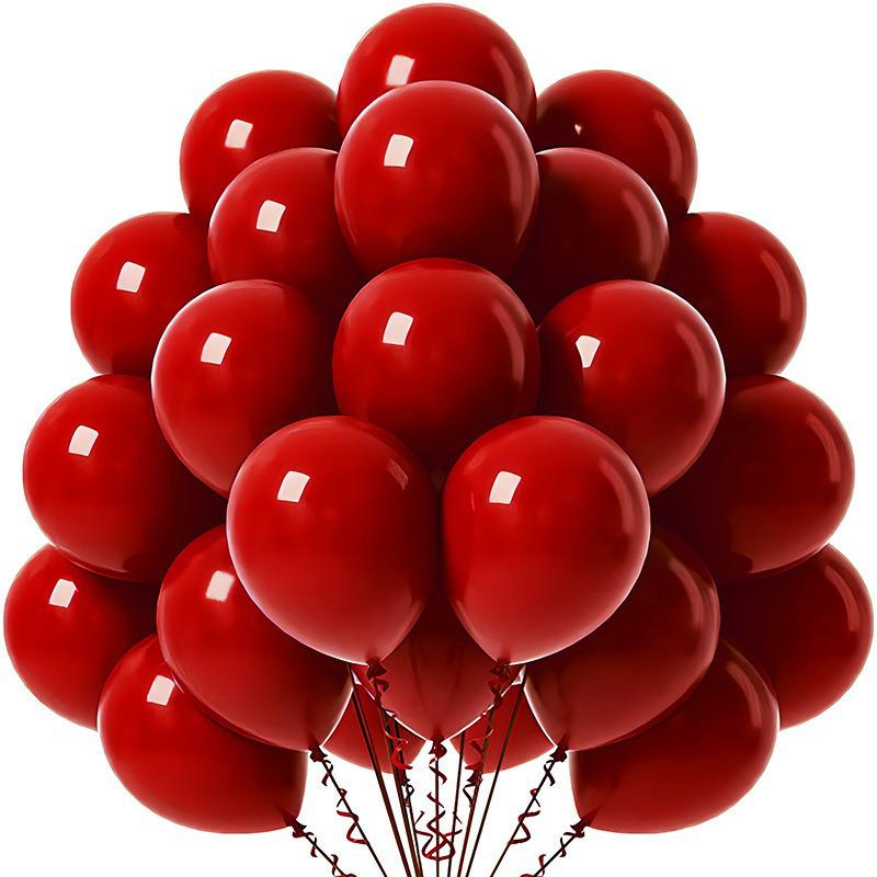 20-teiliges mattes einfarbiges Luftballonset für Geburtstage, Partys und Hochzeiten