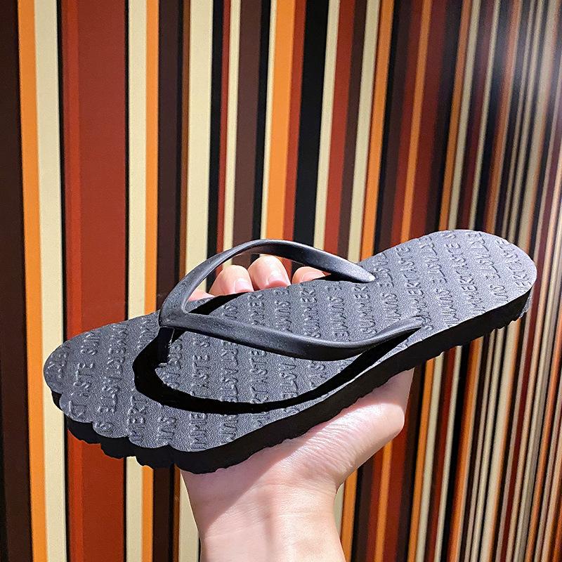 new colorful flip-flops bathing non-slip pinching feet summer travel couple portable cool slippers women's