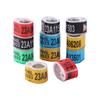 12Pcs PHIL 2025 Multicolor Pigeon Rings Racing Pigeon Outdoor Training Rings ID 8mm Pet Bird Parrot Foot Ring Bird Supplies