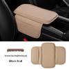 Car Armrest Riser Pad with Non-Slip PU Leather Cover and Storage Bag