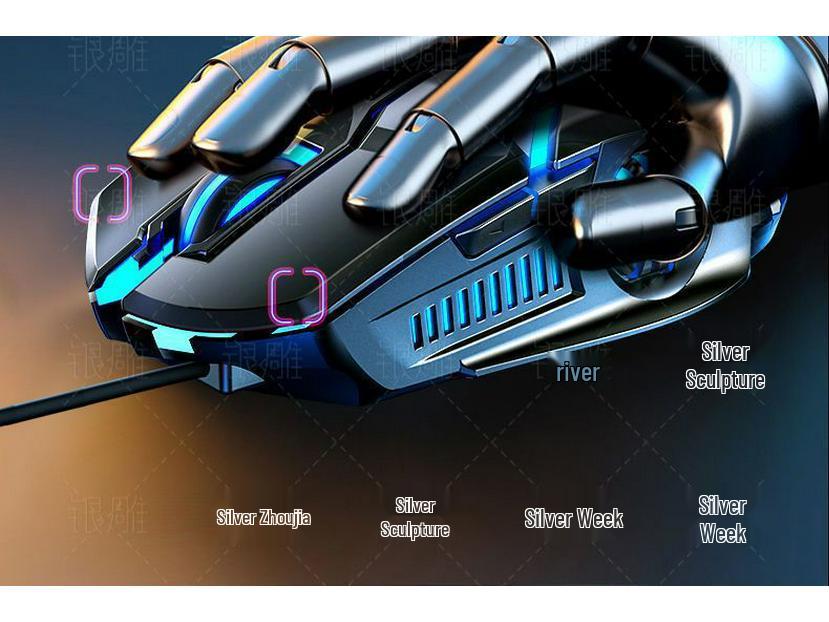 GW Wired Mechanical Gaming Mouse for PC and Laptop
