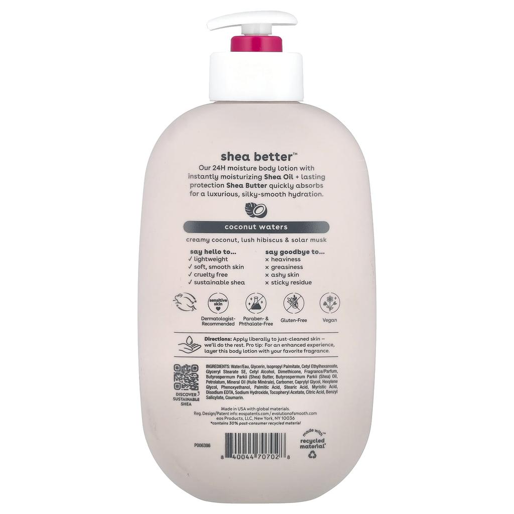 Shea Better™, 24H Moisture Body Lotion, Coconut Water, 473 Ml (16 Fl Oz)