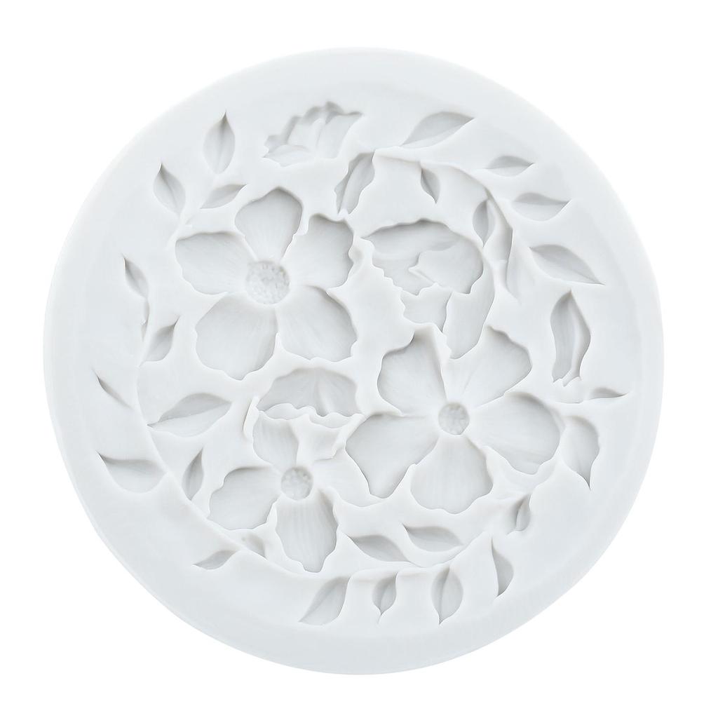 Baroque Photo Frame Silicone Mold Peony Garland Butterfly Rose Fondant Molds Cake Decorating Tools Theme Cake Dessert Decorated Chocolate Candy Mold