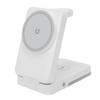 Wireless Charger Stand 3 in 1 Portable Foldable Snap Fast Charging Station with 15W Max Power Support for IOS Phone