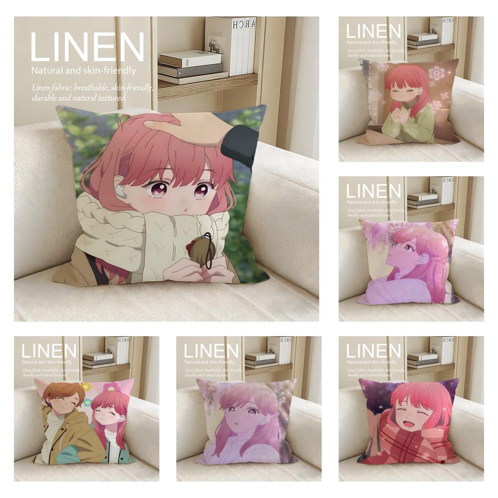 Romance A Sign of Affection Cushion Cover Pillowcase Set Pcs x x Breathable Washable Sofa Cushion Cover