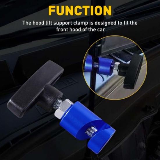 Car Hood Support Lift Clamp Tailgate Strut Stopper Retainer Tool Stay Holder