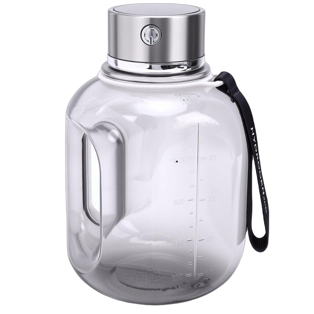 1.8L Hydrogen Water Bottle Generator 300 1800ppb Hydrogen Rich Water Machine with Leak Proof Wide Mouth Handle