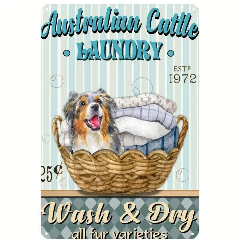 Retro Metal Sign Bathroom Wall Decor Funny Tin Plate Home Art