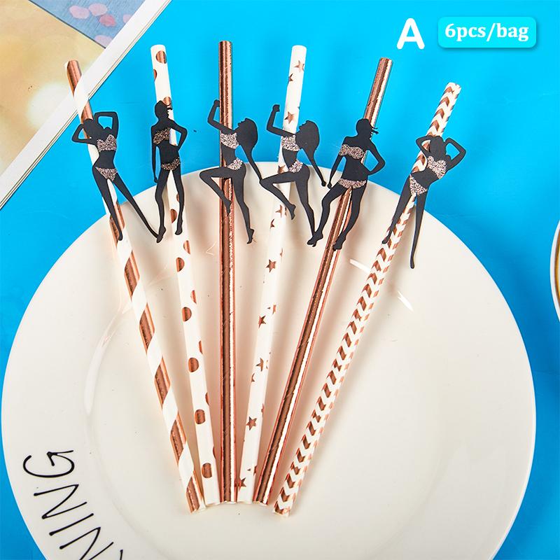 6 шт. Соломинки с танцующими стриптизерами, украшения для девичника, соломинки, сувениры для мексиканской фиесты, товары для вечеринки для взрослых