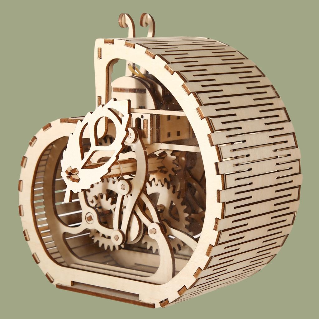 3D Wooden DIY Three-dimensional Snail Piggy Bank Puzzle Adult Unzipping Assembled Holiday Gift Decoration Model