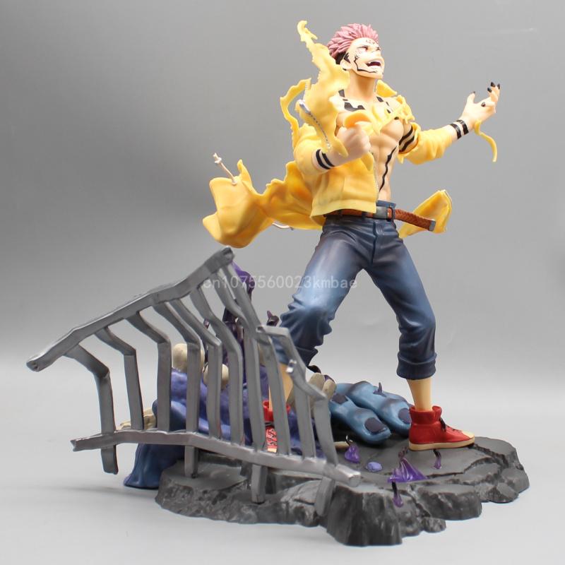 Jujutsu Kaisen Ryomen Sukuna Figure 25cm Pvc Action Figures Statue Collection Desktop Ornament Toys Children Birthday Gift