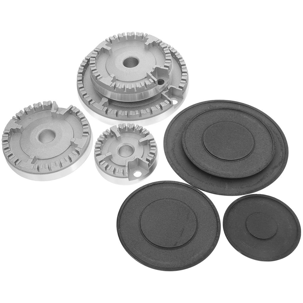 1 Set Gas Burner Replacement Compatible Stovetops Easy Installation Gas Stove Heads Kitchen Stove Burners Heads Caps