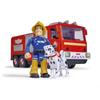 Jupiter Fire Truck Sam the Fireman - Sam and Radar Figures Included - Sound and Light Functions