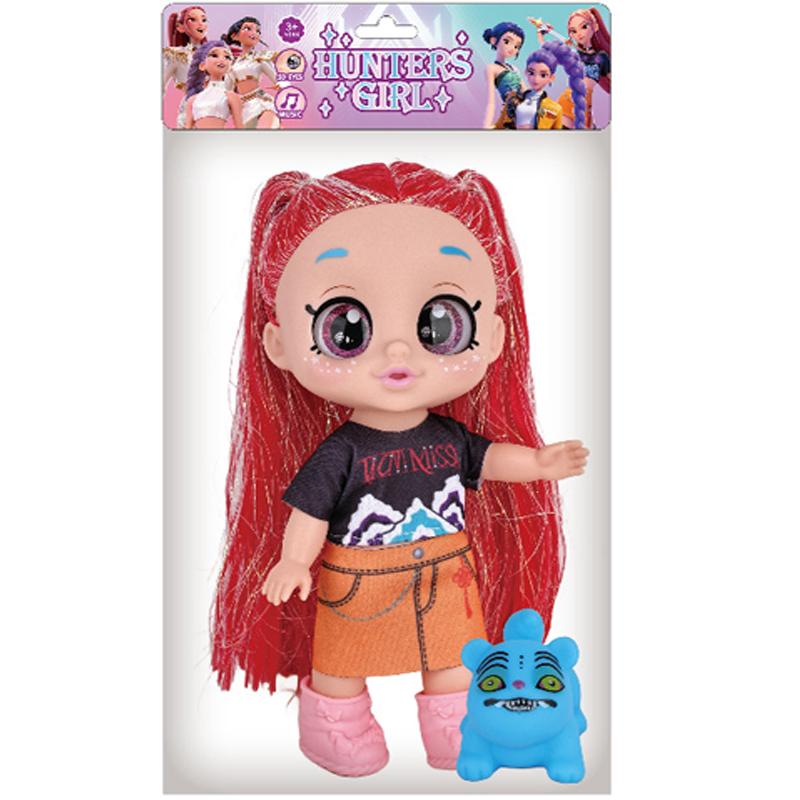 2026 Hot Anime KPop Devil Hunter Doll Vinyl Toy Rumi Mira Zoi Character Vinyl Mask Blind Box Ornament Toy Birthday Gift 5D Eyes