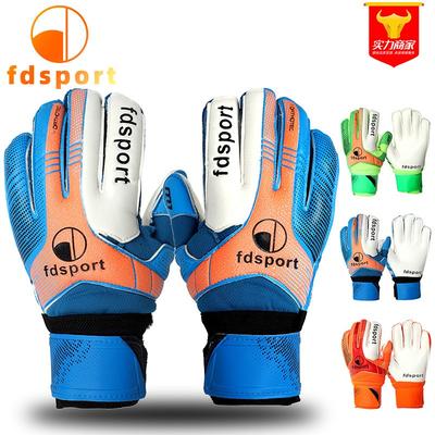 Youth Football Goalkeeper Gloves With Finger Protection Latex Palm Kids Teens Sizes 5-10
