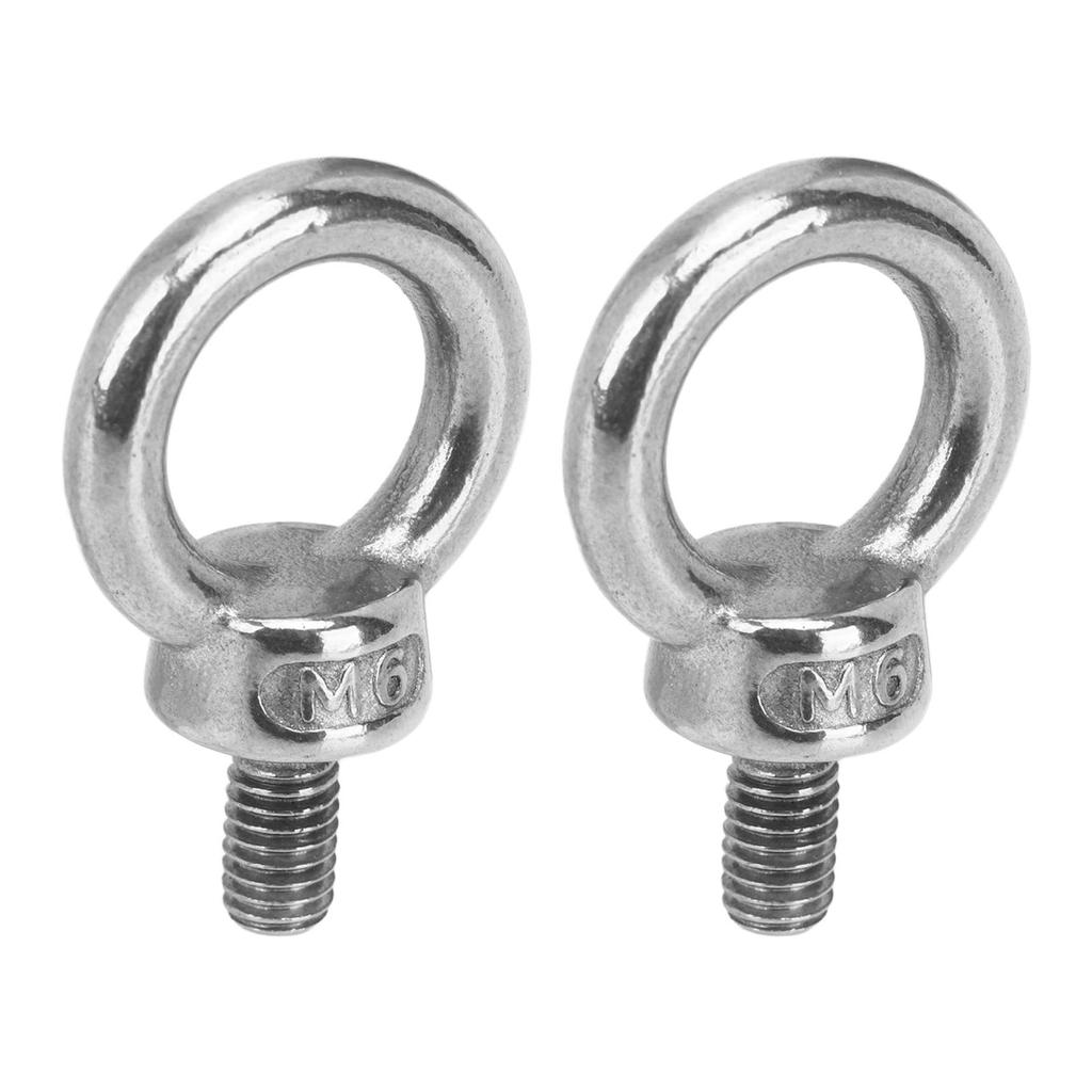 1 Pair Stainless Steel Kayak Track Mount Tie Down Eyelet Rail For Kayak Canoe Boat Bungee Cord Ropes