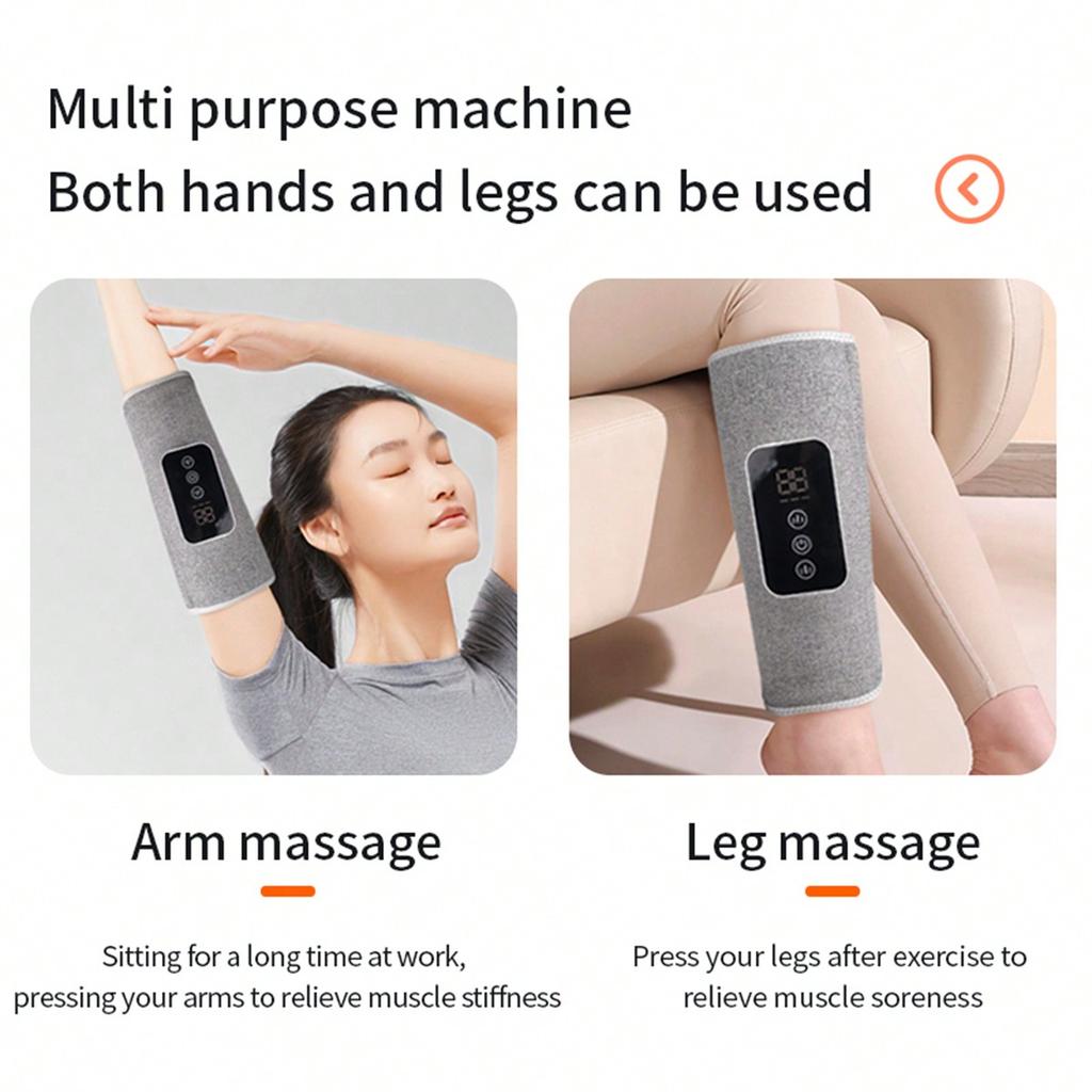 One Leg Massager Wireless Smart Electric Leg Massage Machine Blood Circulation Knee Calf Muscle Massage