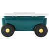 VEVOR Garden Scooter with Seat, 2 in 1 Rolling Garden Cart with Storage Bin, Supports up to 123kg, Outdoor Wagon with Handle