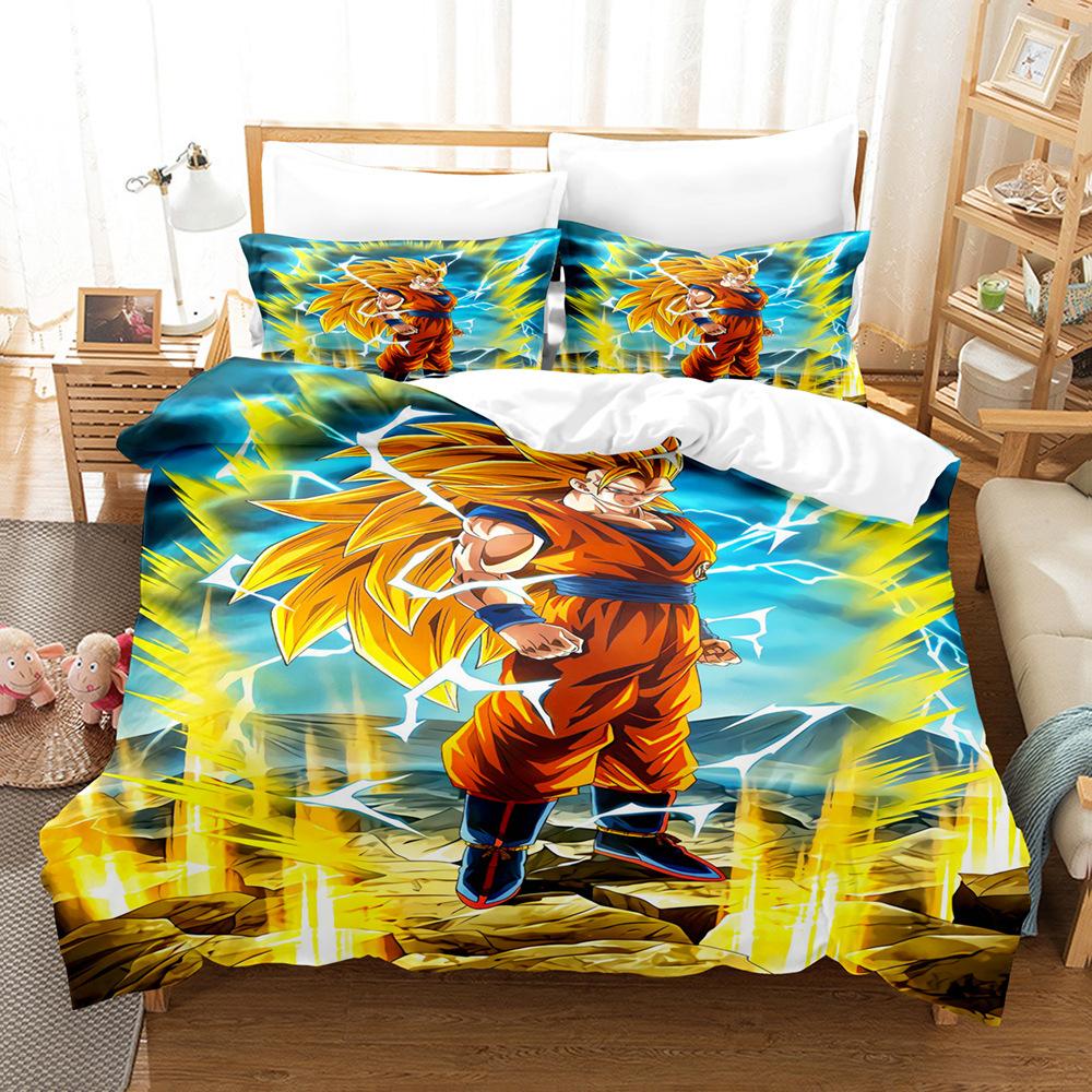 Digital Printing Three-Piece Animation Three-Piece Home Textile Bed Sheet Kit