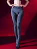 Sexy Traceless Deep Crotch Pantyhose High Elastic Shaping Autumn Winter Tights Women's Shiny Glossy Stocking Lingerie Leggings