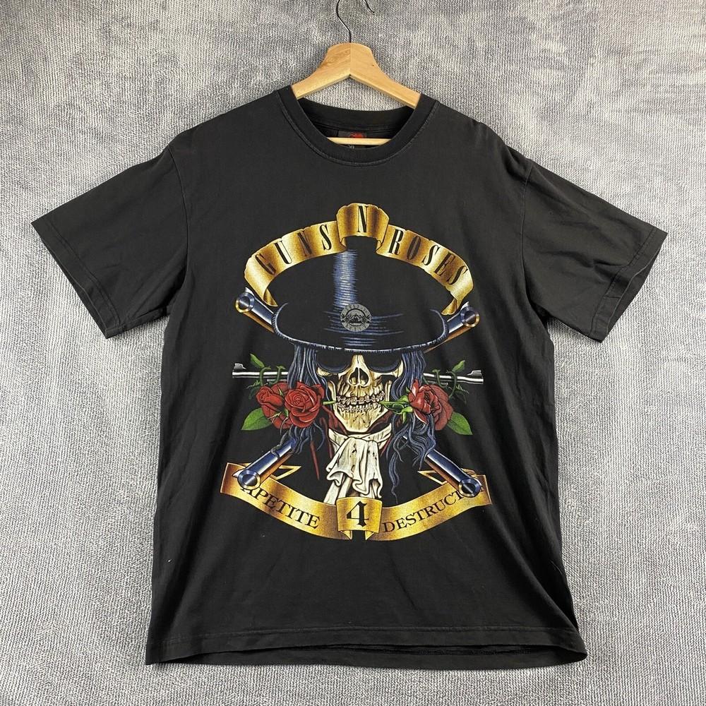 Guns N Roses T-shirt Size XL Appetite Destruction Metal Rock Band Graphic Tee M