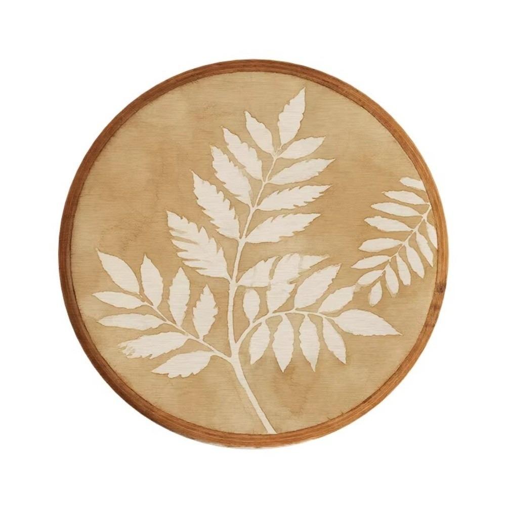 Round Diatom Coaster Flower Heat Resistant Pads Table Decoration Cup Mat Gifts