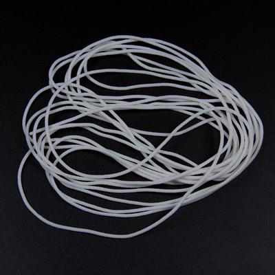 2m Flugbindning Silikonskum Clinder Elastiska skumremsor Flytande Vit Färg Flugbindningsmaterial 1mm 2mm 3mm 4mm 5mm