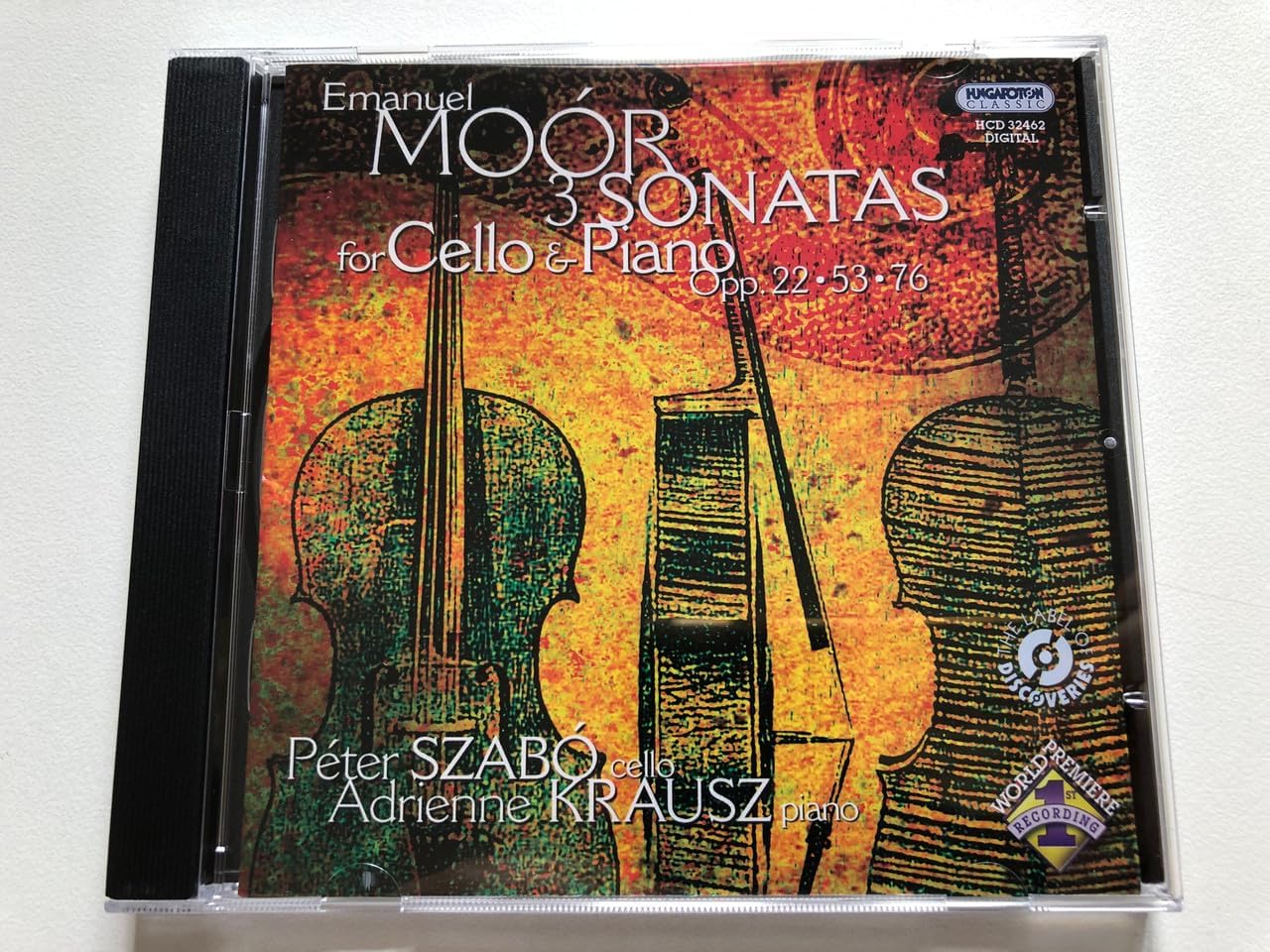 

CD SZABO, KRAUSZ - Moor: Cello Sonatas HCD32462 Hungary Classical Used