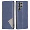 For Samsung Galaxy S24 Ultra Case Magnetic Closing PU Leather Phone Cover with Card Slots