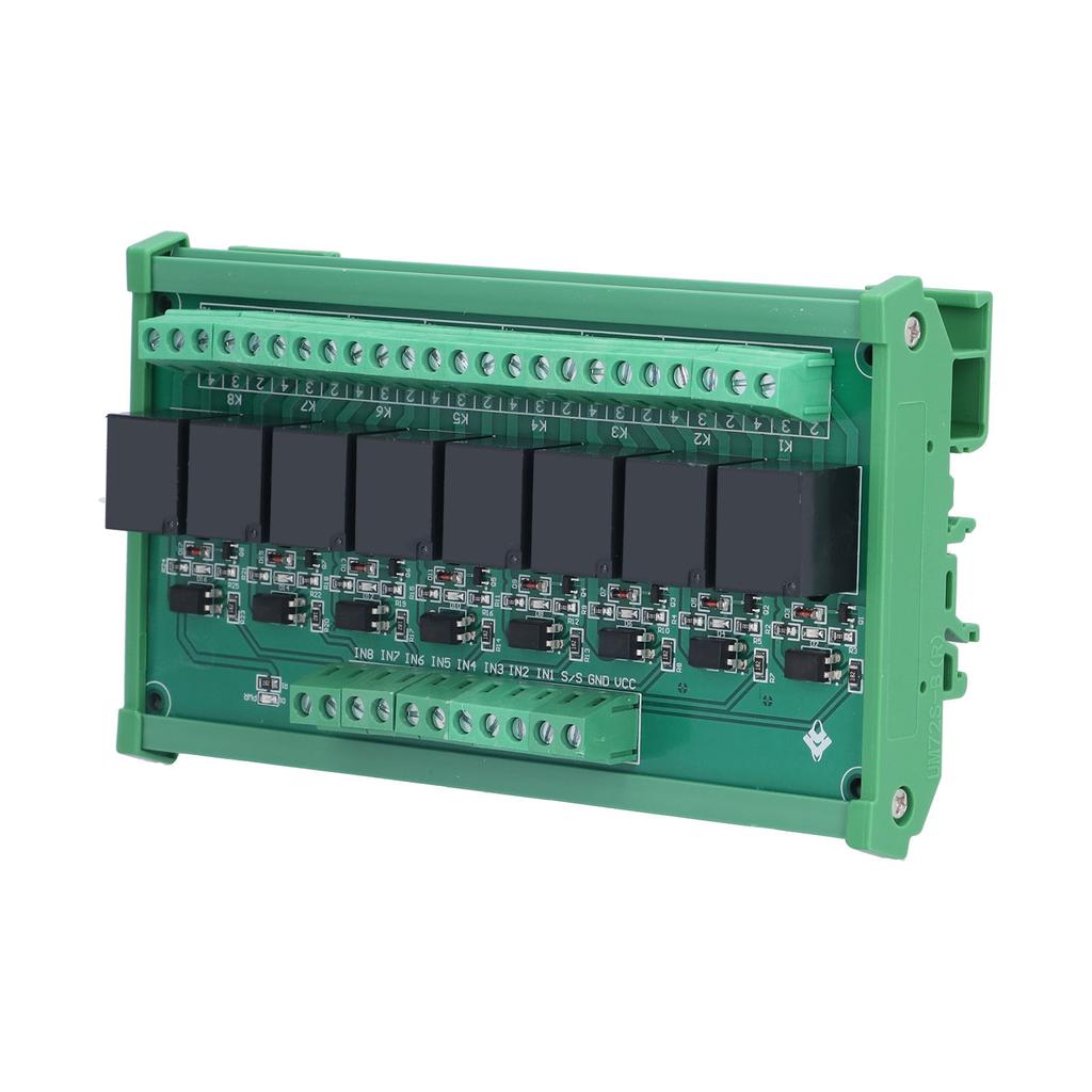 Relay Module 8 Channel High Low Level Optocoupler Isolation SCM PLC Amplifier Board 5V/12V/24V