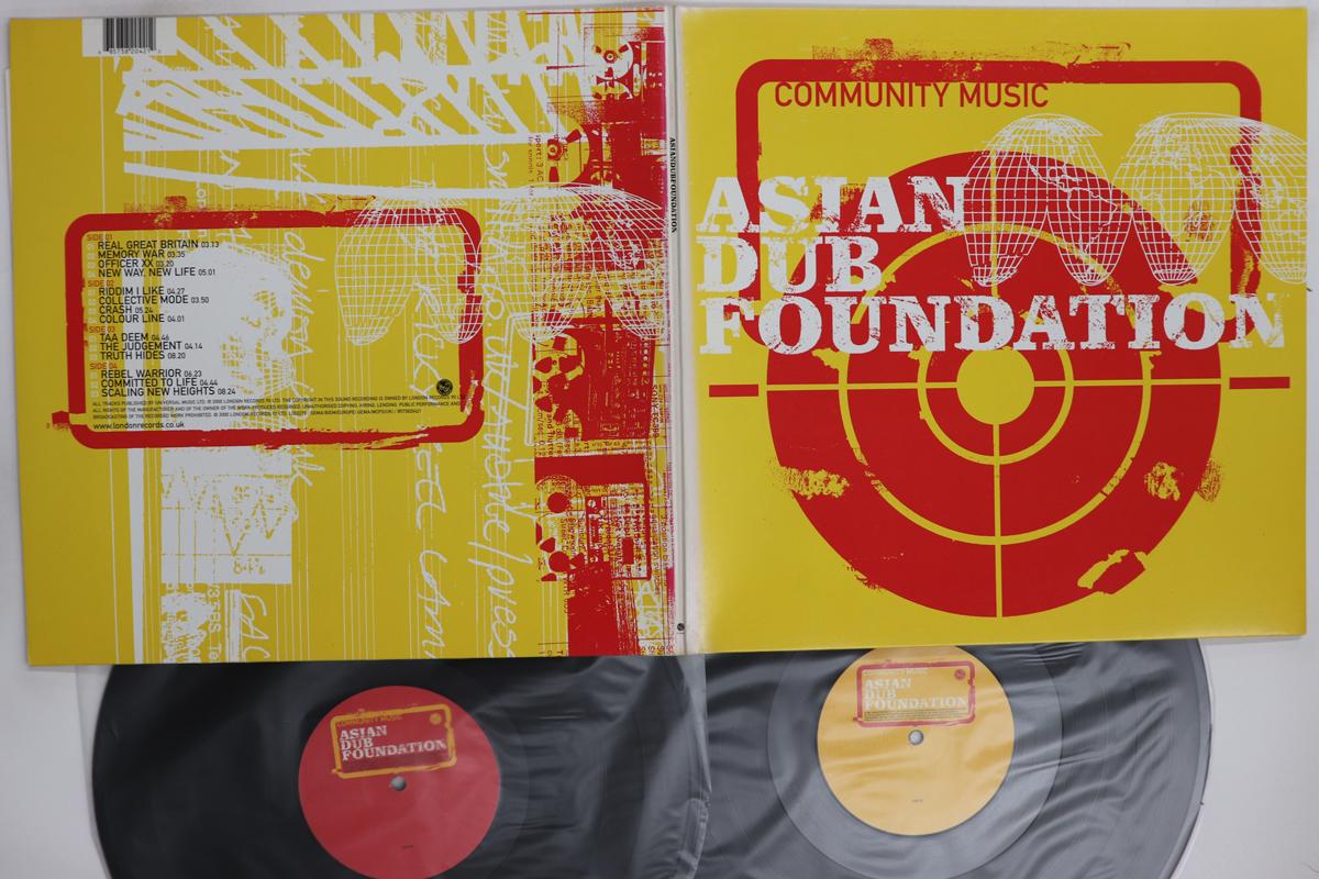 

LP Record ASIAN DUB FOUNDATION Community Music 8573820421 FFRR 2000 Europe Dance Electronica Used