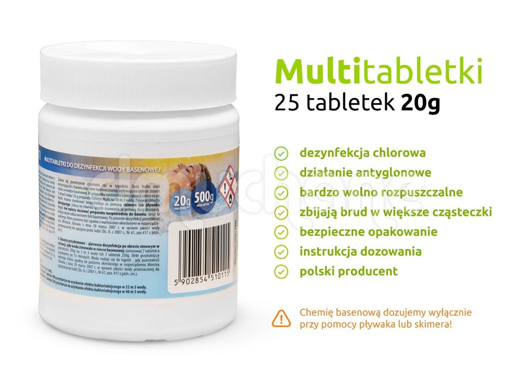 Multifunkční tablety 25 x 20 g - 0,5 kg