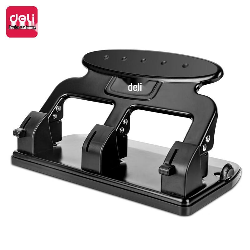Дырокол Deli 0116 на три отверстия (2-Pack)