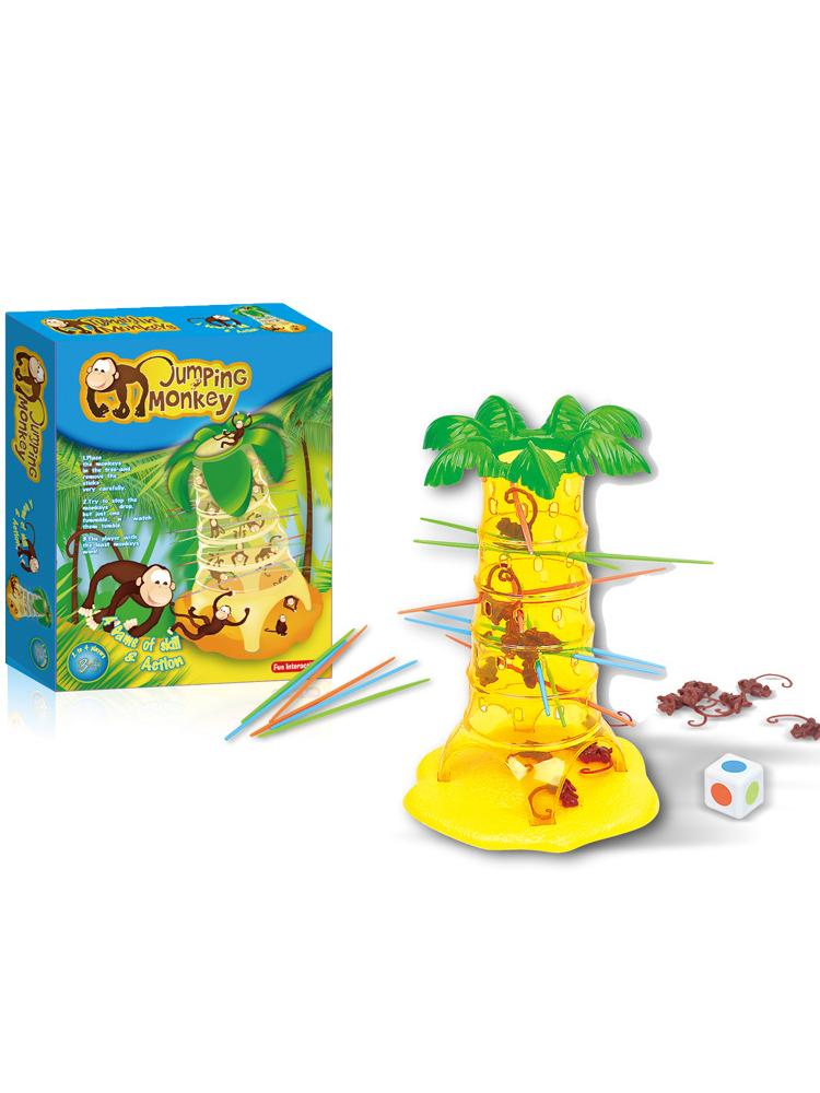 Multiplayer Tabletop Games Monkey Children Interesting Intelligence Toys Drop Down Parent-Child Interactive Board Game for Kids