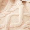 Fashion Jacquard Velvet Blanket Solid Color Soft Comfortable Bed Sheet Blanket Multifunctional  Fluffy Blanket